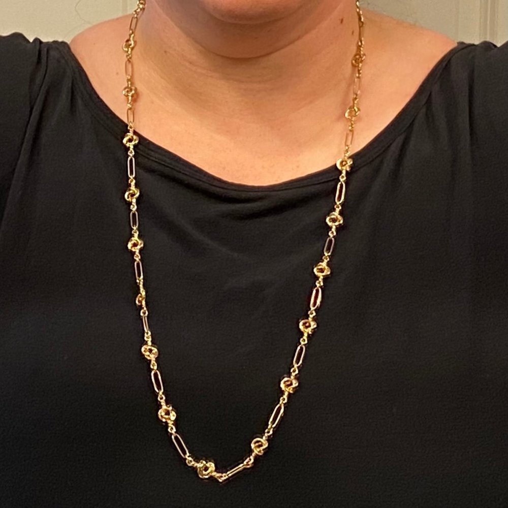 J Crew Gold Twist Necklace - Picture 9 of 9